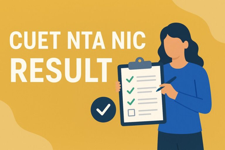 CUET NTA NIC Result
